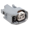Picture of NAMZ 06-17 V-Twin Delphi OEM Front & Rear Fuel Injector Connector w/Terminals + Seals + Scndry Lock