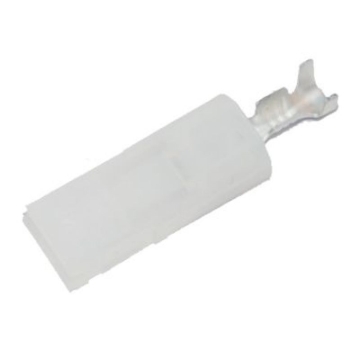 Picture of NAMZ AMP .187in. Female White Socket Housing w/Terminal - 20 Pack (HD 72294-94)