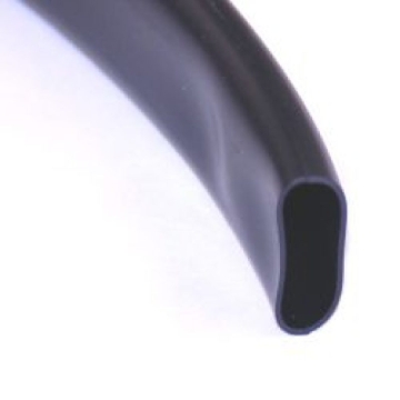 Picture of NAMZ Extruded PVC Tubing Black Wire Loom (3/4in.) - 8ft. Section