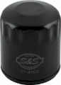 Picture of S&S Cycle 99-18 BT/2017+ M8/X-Wedge Black Oil Filter - 12 Pack