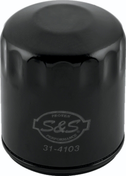 Picture of S&S Cycle 99-18 BT/2017+ M8/X-Wedge Black Oil Filter - 12 Pack