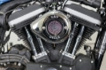 Picture of S&S Cycle 2007+ XL Models Stealth Air Stinger w/ Chrome Teardrop