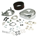 Picture of S&S Cycle 91-06 Carbureted XL Sportster Models Teardrop Air Cleaner Kit - Chrome