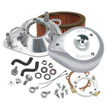 Picture of S&S Cycle 01-17 Stock EFI BT Models Teardrop Air Cleaner Kit