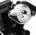 Picture of S&S Cycle 2017+ M8 Models Stealth Air Cleaner Kit w/ Chrome Teardrop Cover
