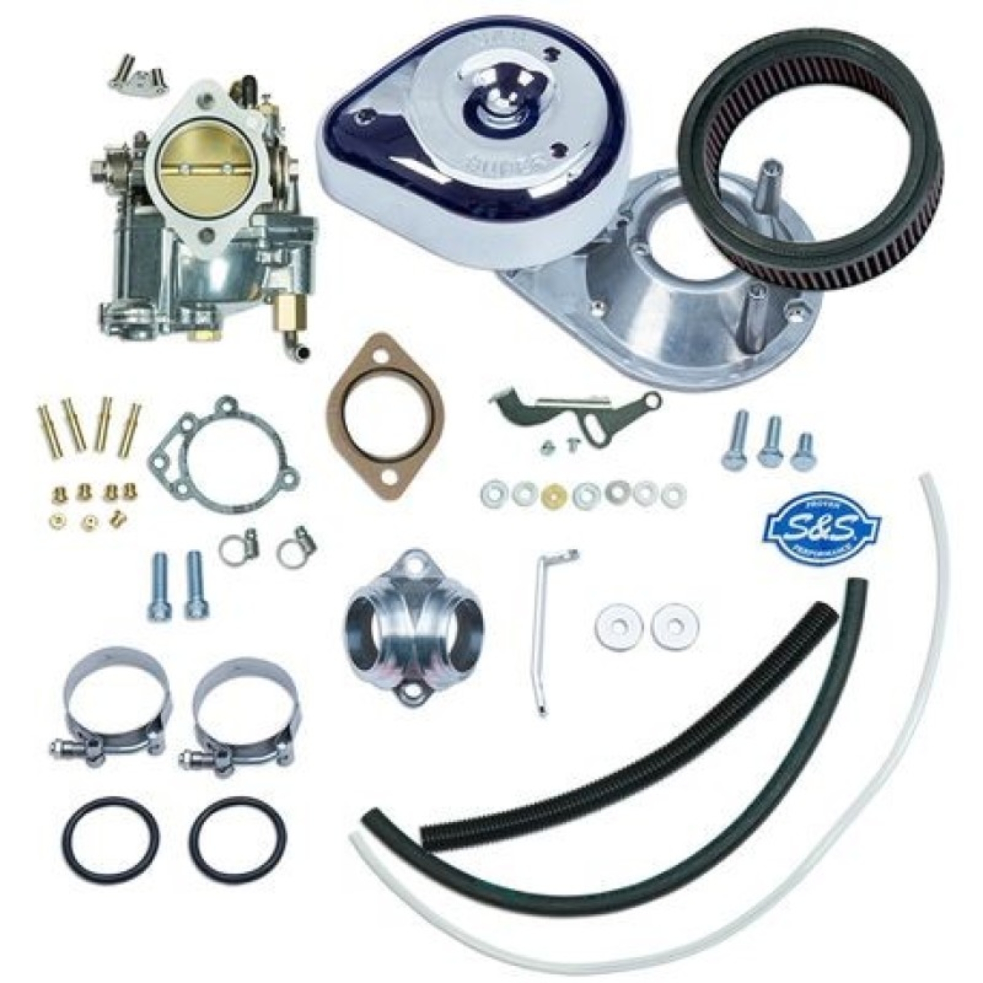 Picture of S&S Cycle 66-78 BT Models Super E Carburetor Kit - Standard Tanks