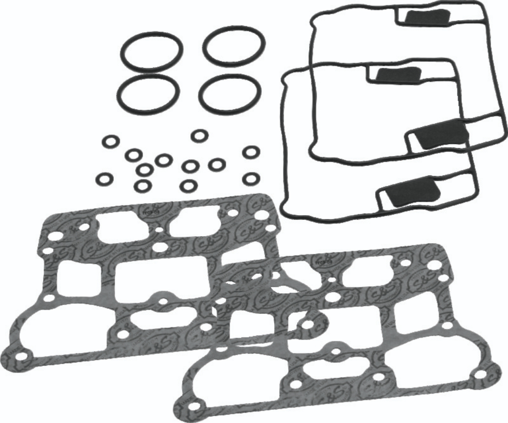 Picture of S&S Cycle 4-1/8in Bore Engines Die-Cast Rocker Box Gasket Kit