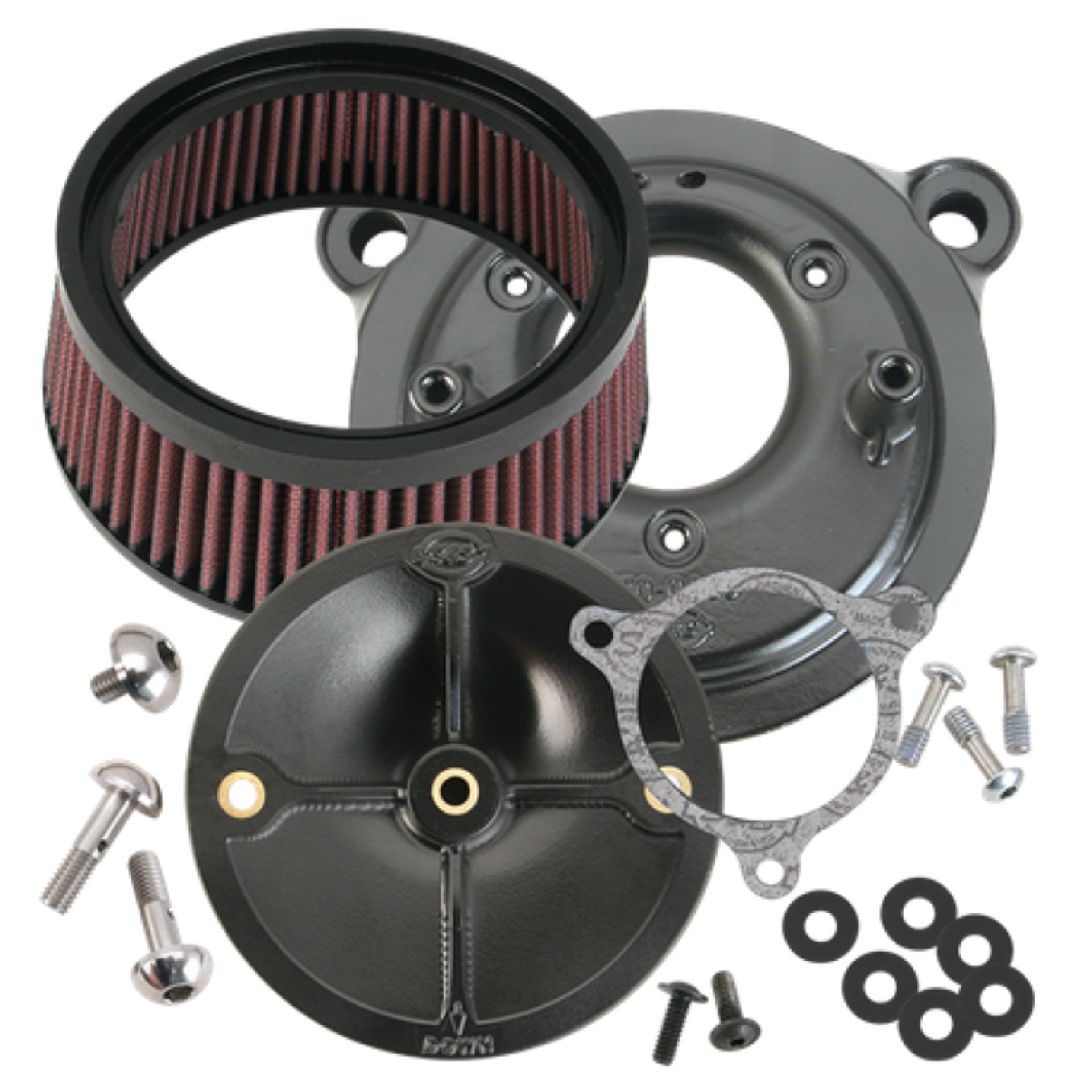 Picture of S&S Cycle 08-16 Tri-Glide & CVO Models Stealth Air Cleaner Kit w/o Cover