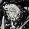 Picture of S&S Cycle 2017+ M8 Models Stealth Air Cleaner Kit w/ Gloss Black Mini Teardrop Cover