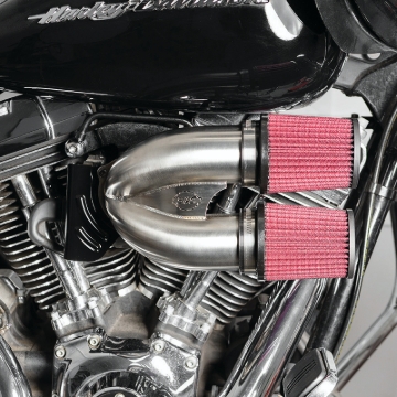 Picture of S&S Cycle 08-16 Touring Models Tuned Induction Kit - Stainless Steel