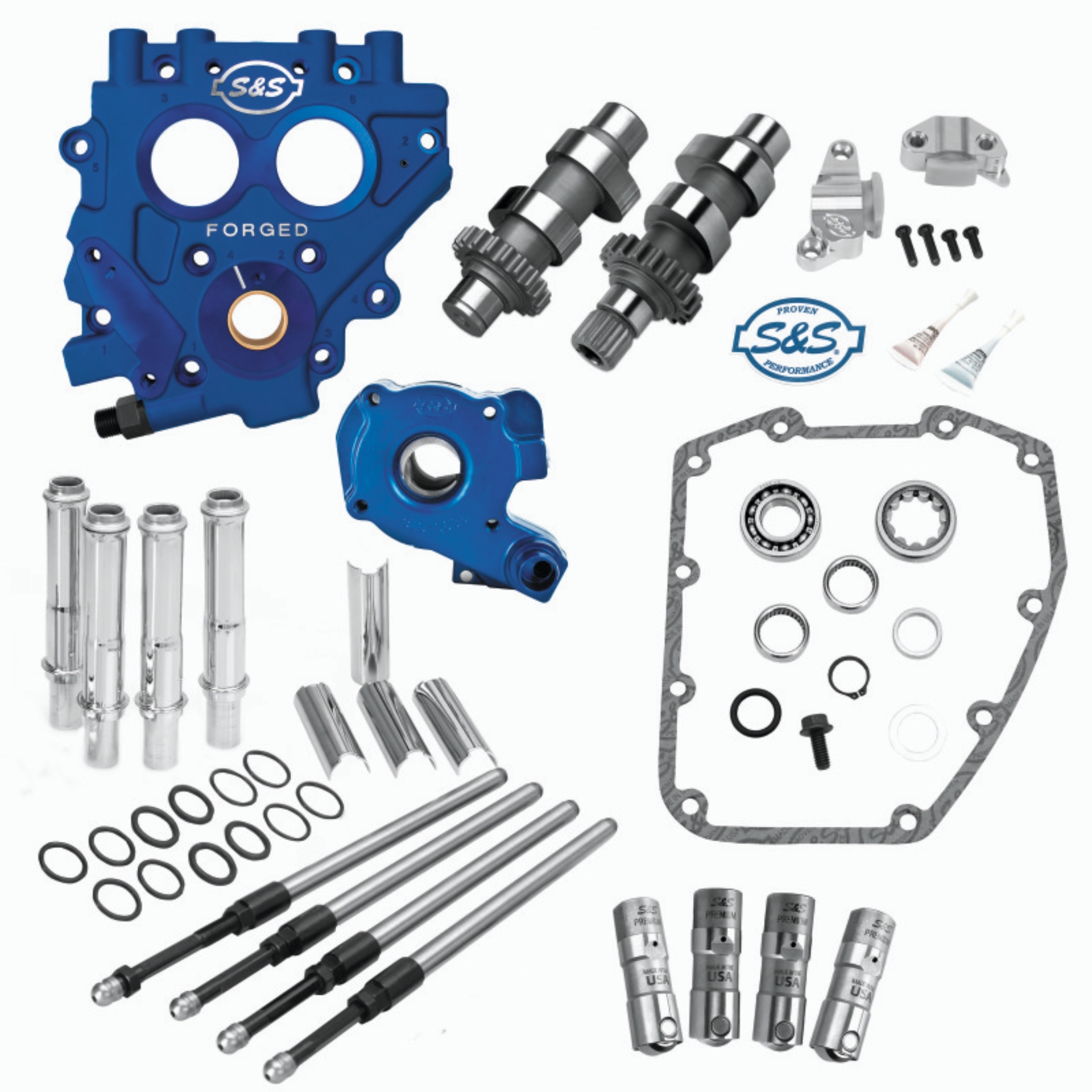 Picture of S&S Cycle 99-06 BT Chain Drive Cam Chest Kit - 510C