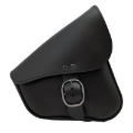 Picture of Willie & Max HD Sportsters, Custom Hard Tails Leather Swingarm Bag Dual Shock w/Blk Buckle - Black