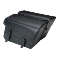 Picture of Willie & Max Universal Black Jack Large Slant Saddlebag Set (16 in L x 11 in H x 6.5 in W) - Black