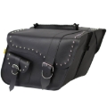Picture of Willie & Max Universal Ranger Studded Large Slant Saddlebags (16 in L x 11 in H x 6.5 in W) - Black