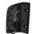 Picture of AlphaRex 07-13 Chevrolet Silverado 1500 (Ex. Hybrid Models) LUXX-Series LED Tail Lights Alpha-Black