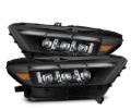 Picture of AlphaRex 15-17 Ford Mustang NOVA LED Proj Headlights Black w/Activ Light/Seq Signal/Switch DRL