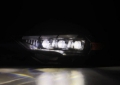 Picture of AlphaRex 18-20 Ford Mustang NOVA LED Proj Headlights Black w/Activ Light/Seq Signal/Switch DRL