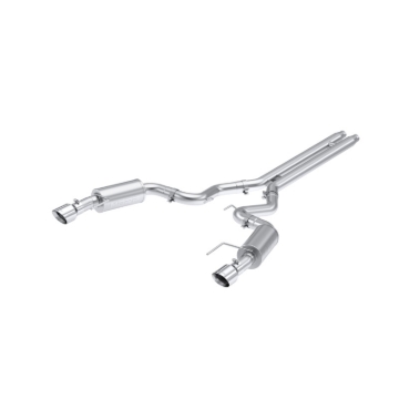 Picture of MBRP 2024 Ford Mustang GT S650, 5.0 Aluminized Steel 3in Cat-Back Dual Split Rear (Street)