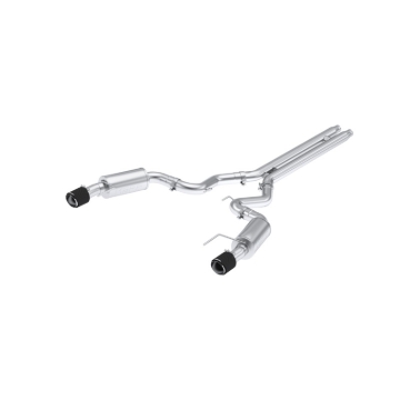 Picture of MBRP 2024 Ford Mustang GT S650, 5.0L 3inCat-Back Dual Split Rear with Carbon Fiber Tips (Street)