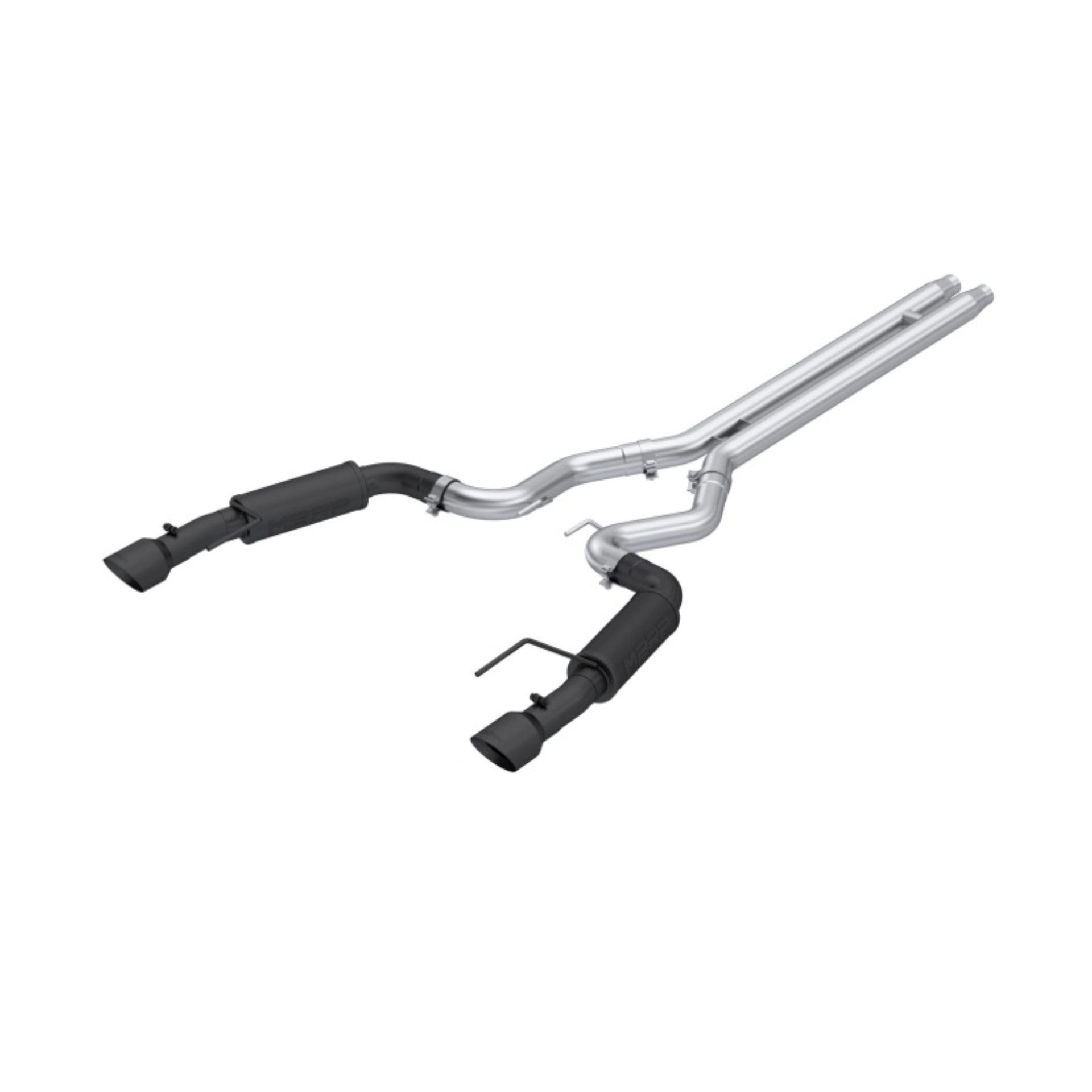 Picture of MBRP 2024Ford Mustang GT S650, 5.0 3in Cat-Back Dual Split Black-Coated Aluminized Steel