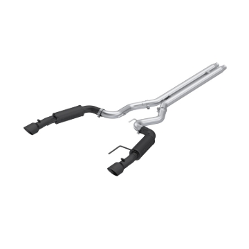 Picture of MBRP 2024Ford Mustang GT S650, 5.0 3in Cat-Back Dual Split Black-Coated Aluminized Steel