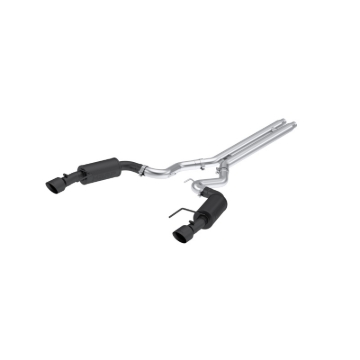Picture of MBRP 2024 Ford Mustang GT S650, 5.0L 3in Cat-Back Dual Split Rear, Black-Coated (street)
