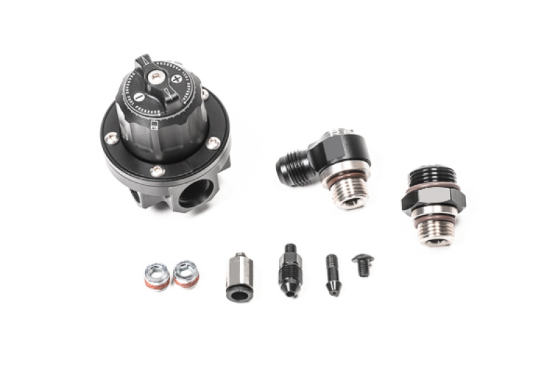 Picture of Radium Engineering 8AN ORB Direct Mount Regulator-Rotating Assembly (DMR-RA) - Black