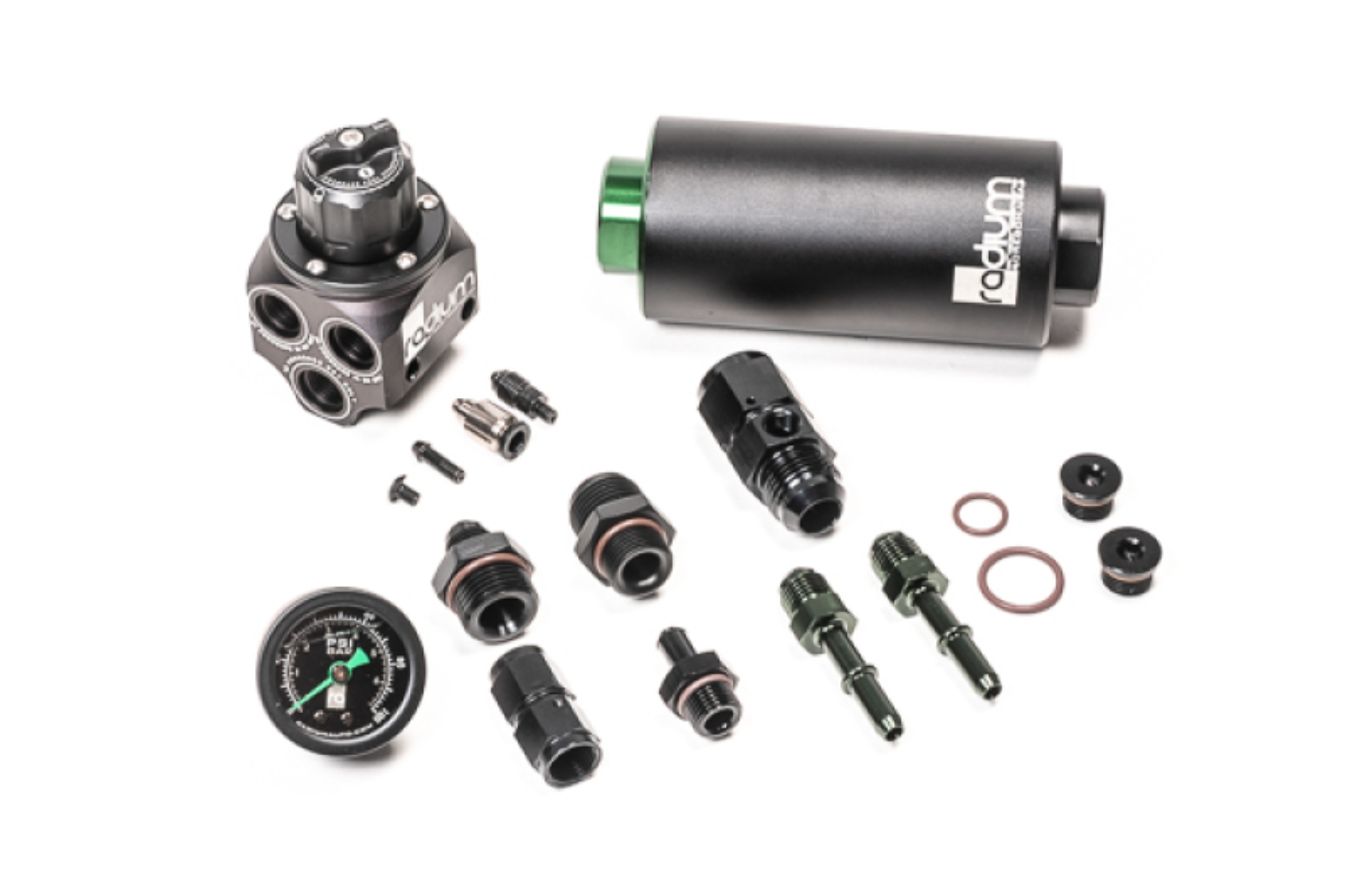 Picture of Radium Engineering 01-06 BMW E46 M3 Fuel Pressure Regulator & Fuel Filter Kit w/ Stainless Filter