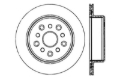 Picture of Sport Cross Drilled Brake Rotor; Rear Left