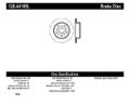 Picture of Sport Cross Drilled Brake Rotor; Rear Left