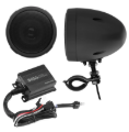 Picture of Boss Audio Systems Motorcycle Speaker Amplifier/ Bluetooth/ 3in Speakers Pair- Black