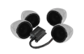 Picture of Boss Audio Systems Motorcycle Speaker Amplifier/ Bluetooth/ 3in Speakers Pair- Chrome