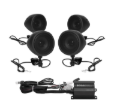 Picture of Boss Audio Systems Motorcycle Speaker Amplifier/ Bluetooth/ 3in Speakers 2 Pair- Black