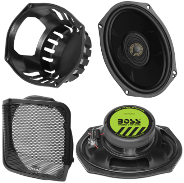 Picture of Boss Audio Systems Harley-Davidson 6 x 9 Inch Saddlebag Speaker Kit