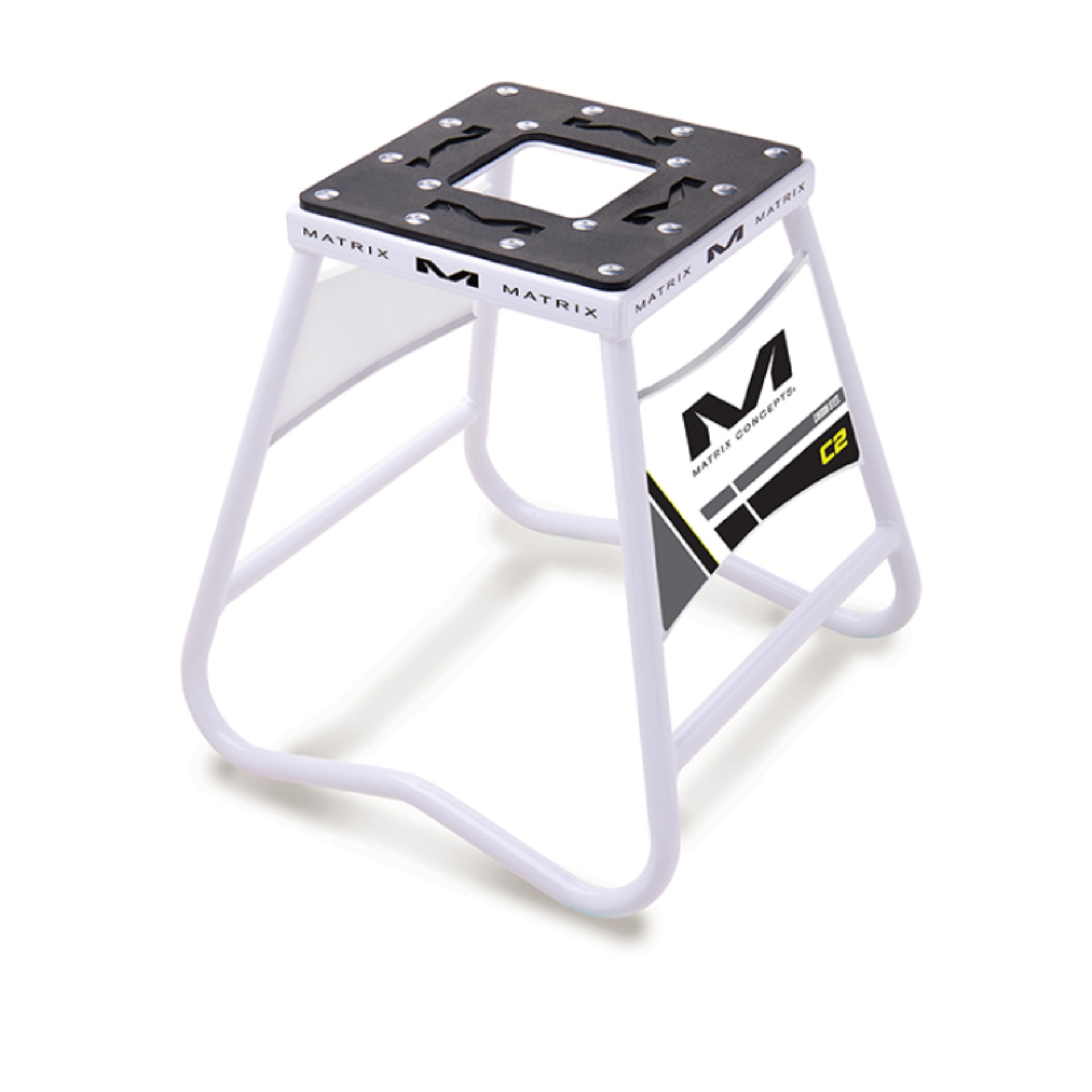 Picture of Matrix Concepts C2 Steel Stand with Nameplate - White