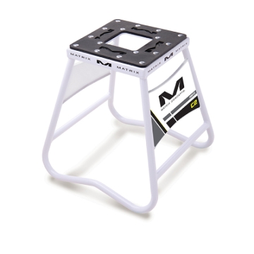 Picture of Matrix Concepts C2 Steel Stand with Nameplate - White