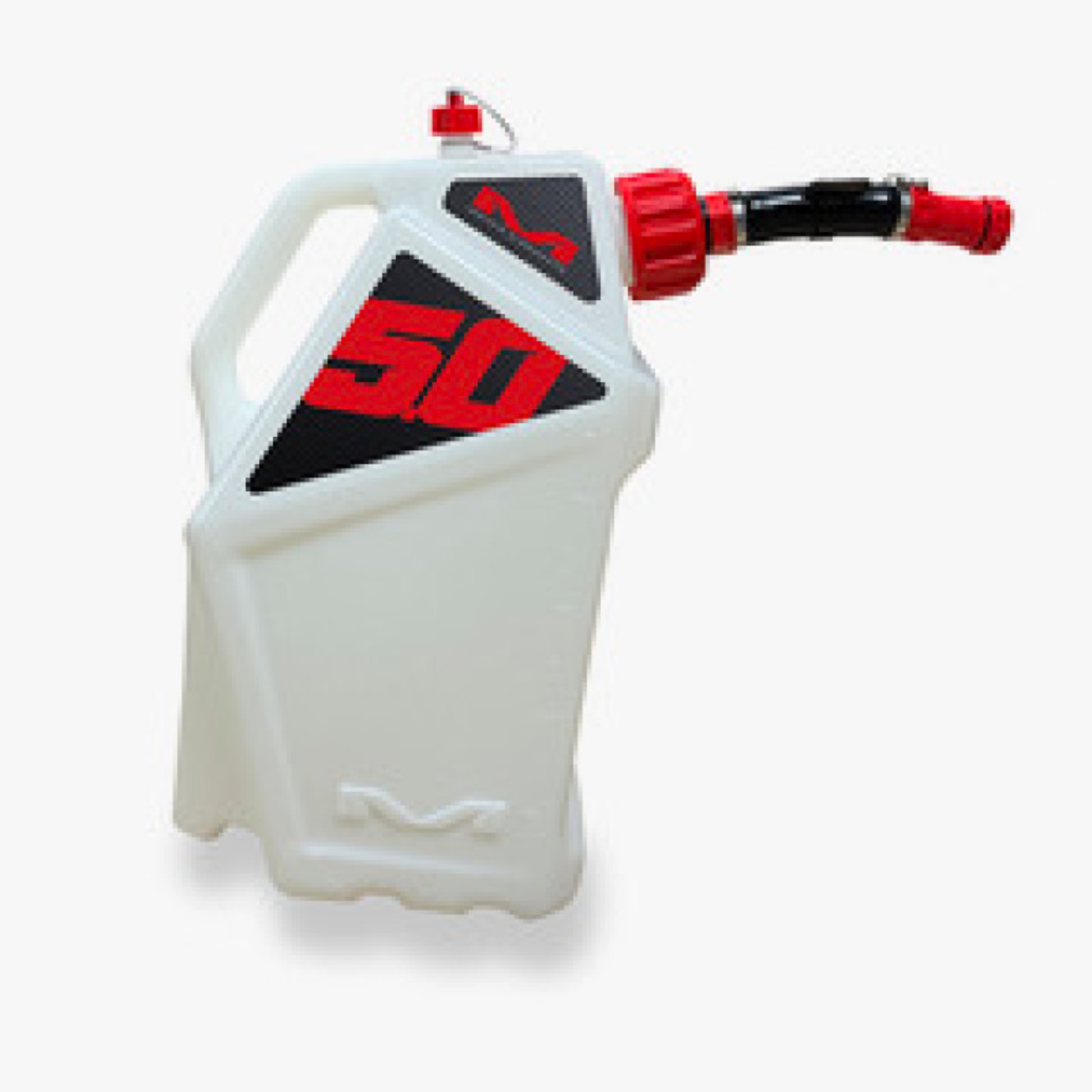 Picture of Matrix Concepts M5 0.5 Gallon Utility Can White-Red