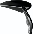 Picture of Performance Machine Mirror Assembly Right Torque - Black Ano