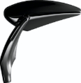 Picture of Performance Machine Mirror Assembly Left Torque - Black Ano