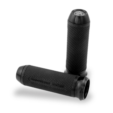 Picture of Performance Machine Handle Grip Set - Elite TBW - Black Ano