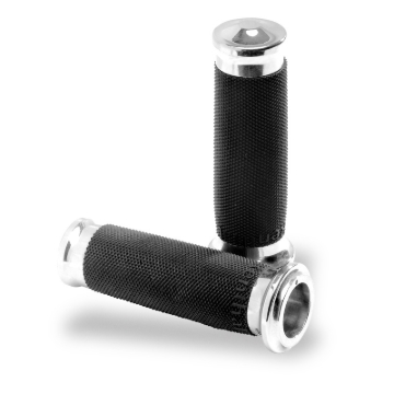 Picture of Performance Machine Contour Renthal Wrapped Grips - Chrome