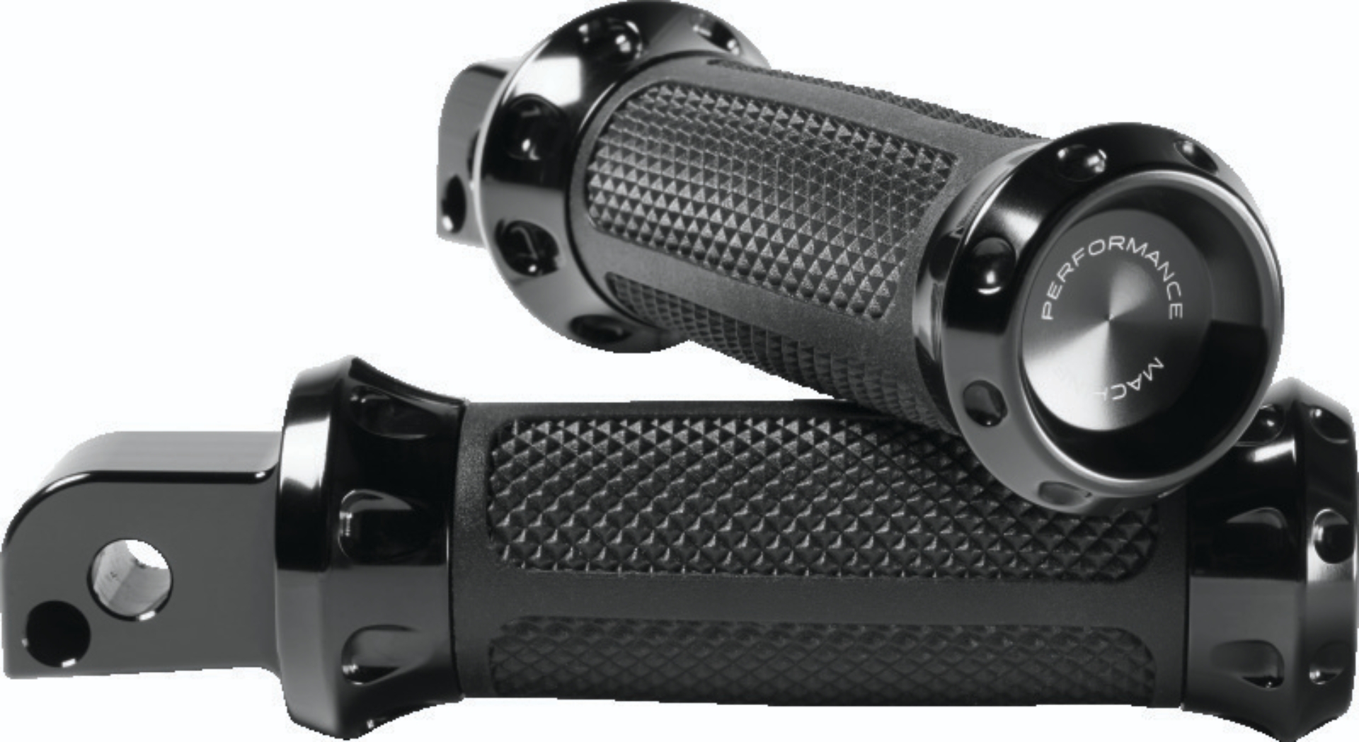 Picture of Performance Machine Footpegs Overdrive Passenger - Black Ano