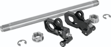 Picture of Performance Machine HD Touring Axle Adj Kit - Black Ano