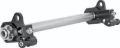 Picture of Performance Machine HD Touring Axle Adj Kit - Black Ano