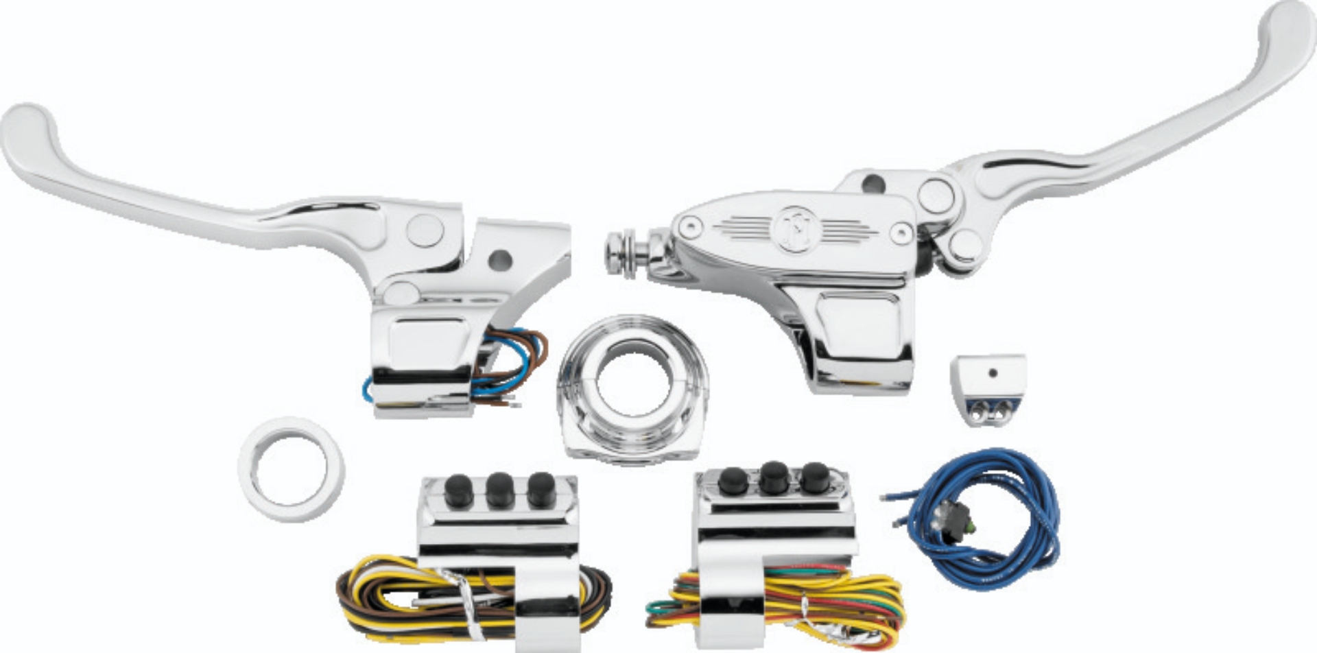 Picture of Performance Machine 9/16 Hand Control Set Cable - Chrome