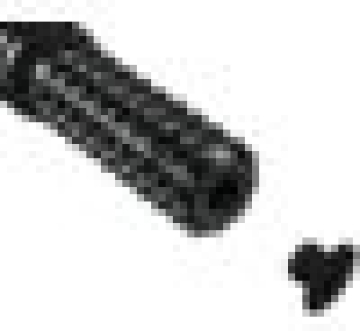 Picture of Vortex Racing Rearsets Replacement Foot Peg with End Plug- Black
