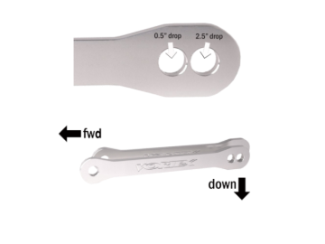 Picture of Vortex Racing 07-12 Kawasaki ZX600 Ninja ZX-6R,13-24 ZX636 ZX-6R Lowering Link Kit- Silver