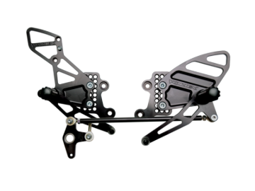 Picture of Vortex Racing 04-07 Honda CBR1000RR,03-06 CBR6100 RR Adjustable Rearsets- Black