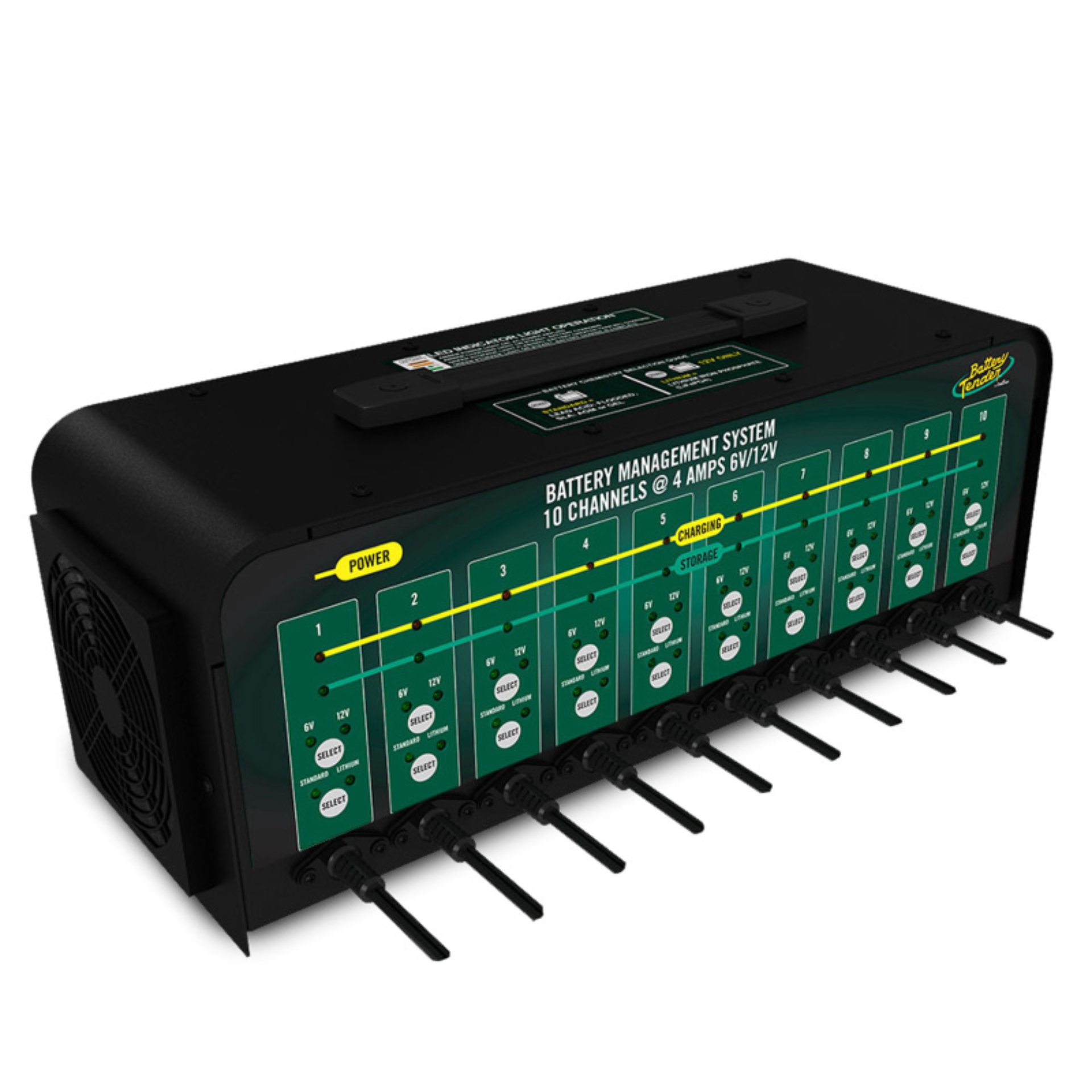 Picture of Battery Tender 10-Bank 6V/12V 4A Selectable Battery Charger