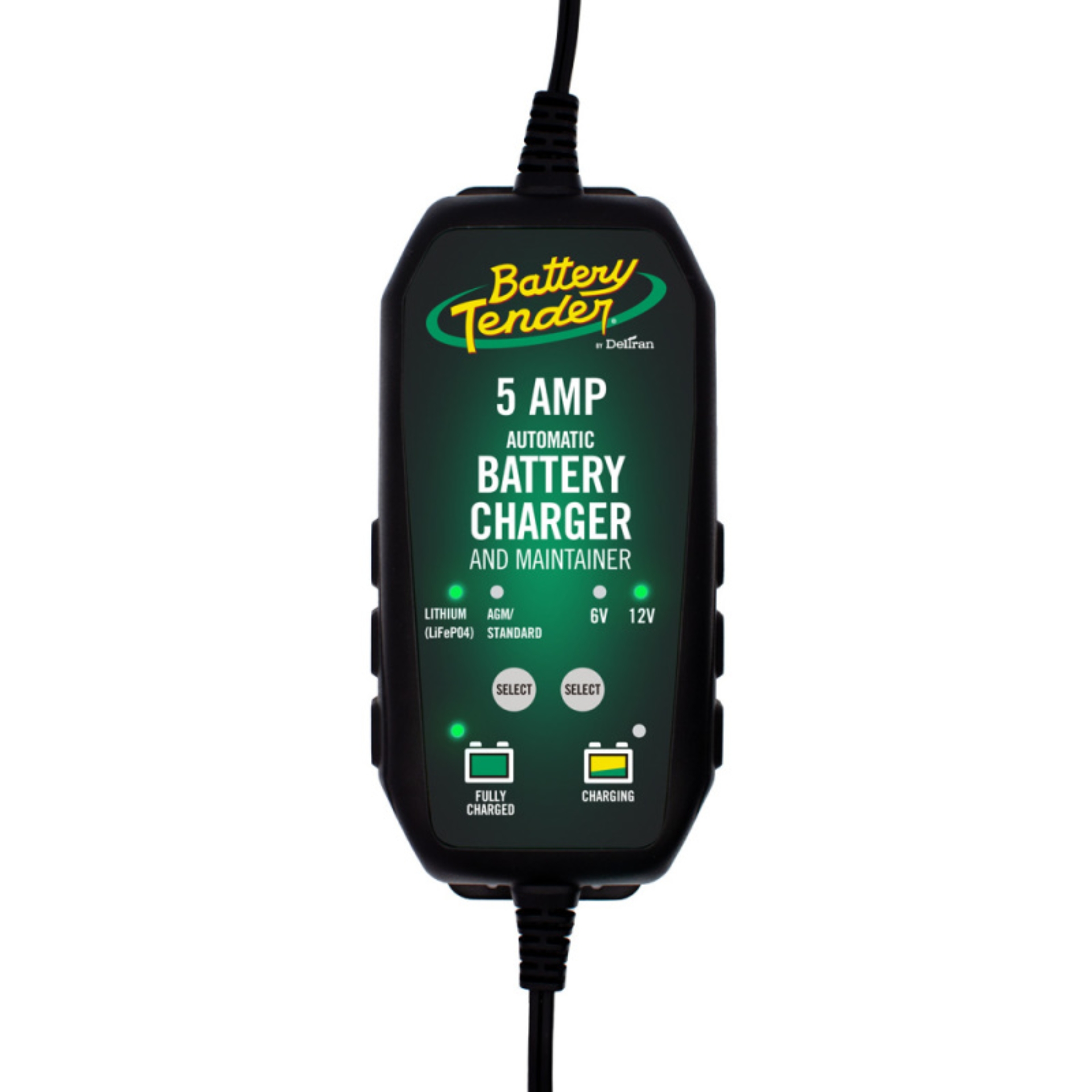 Picture of Battery Tender 12V 5A Lead Acid & Lithium Selectable Battery Charger